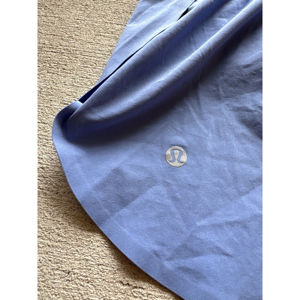 Lululemon Find Your Pace Shorts Periwinkle Blue High Rise Smocked Running Small - Picture 8 of 8
